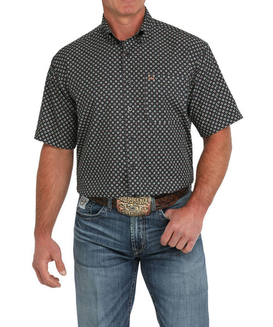 Cinch DK Navy Print Arenaflex Shirt
