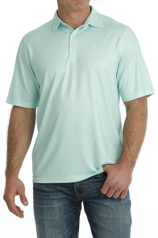 Cinch Mint Arena Flex Polo