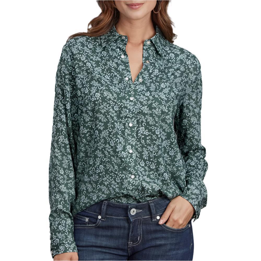 Stetson Green Little Floral Shirt