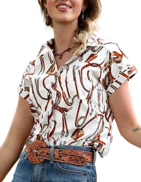 Cinch Women's Tack SS Shirt