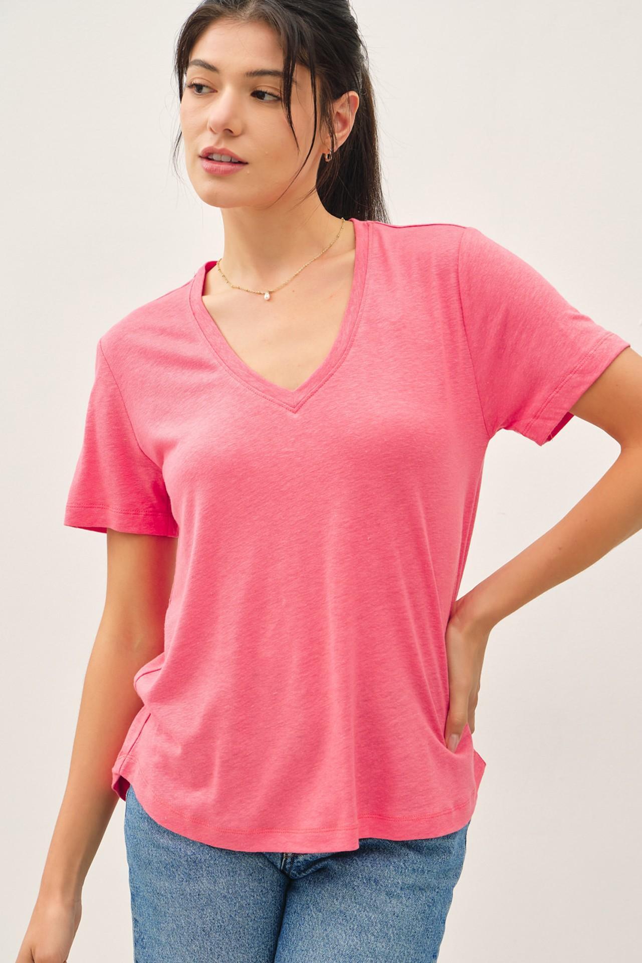 Be Cool Ultra Soft V-neck T-shirt Punch