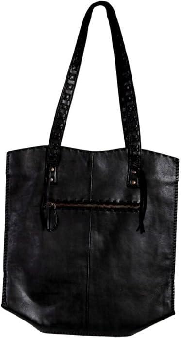 Scully Black Leather Handbag