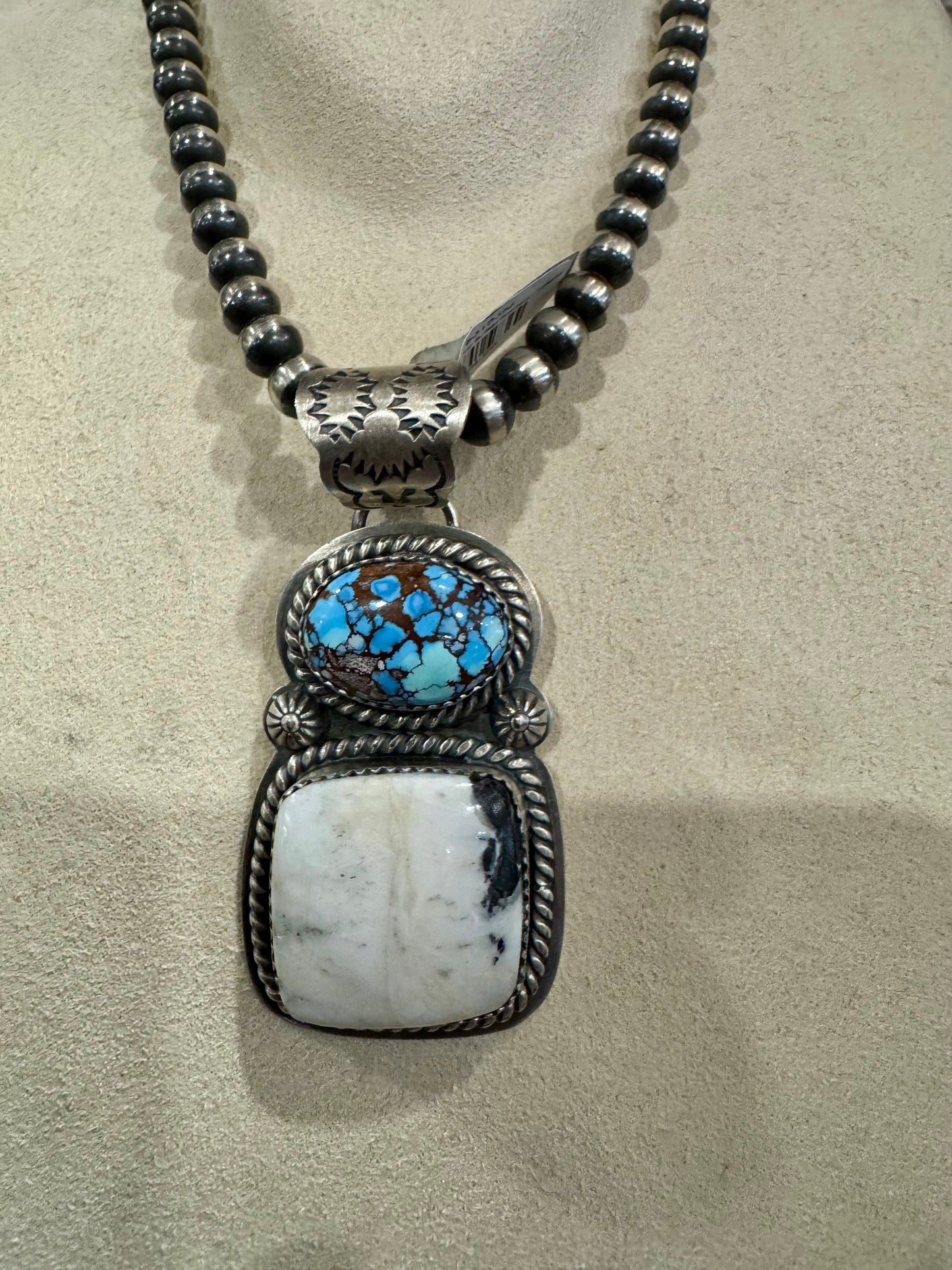 16" 6mm Navajo Pearl Necklace