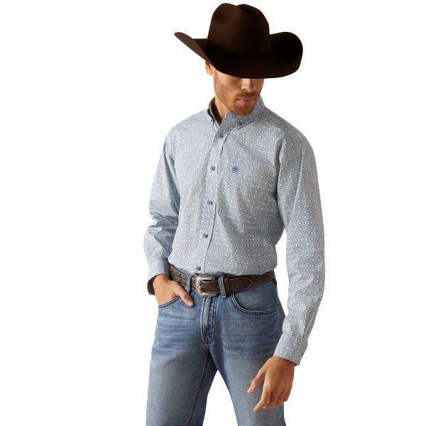 Ariat Gery Classic Long Sleeve White
