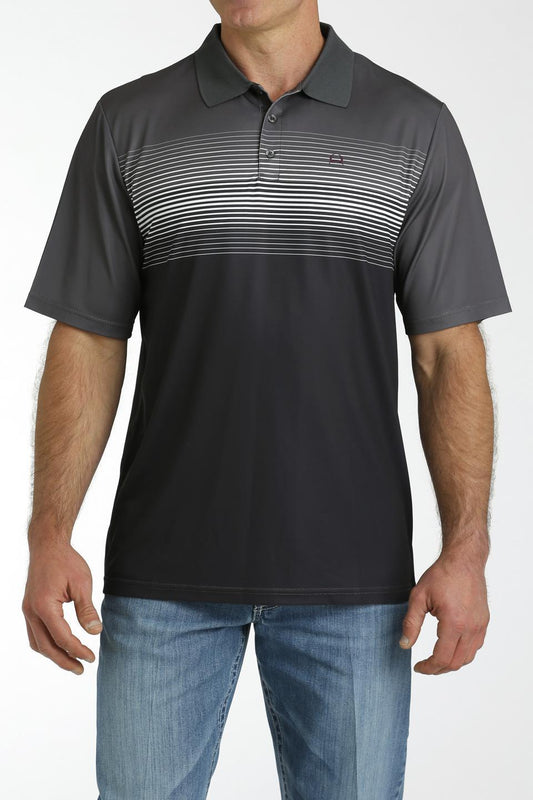 Cinch Grey Arena Flex Polo