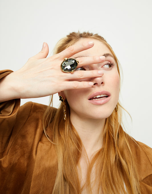 Unode50 Ser Deslumbrante Ring Gold