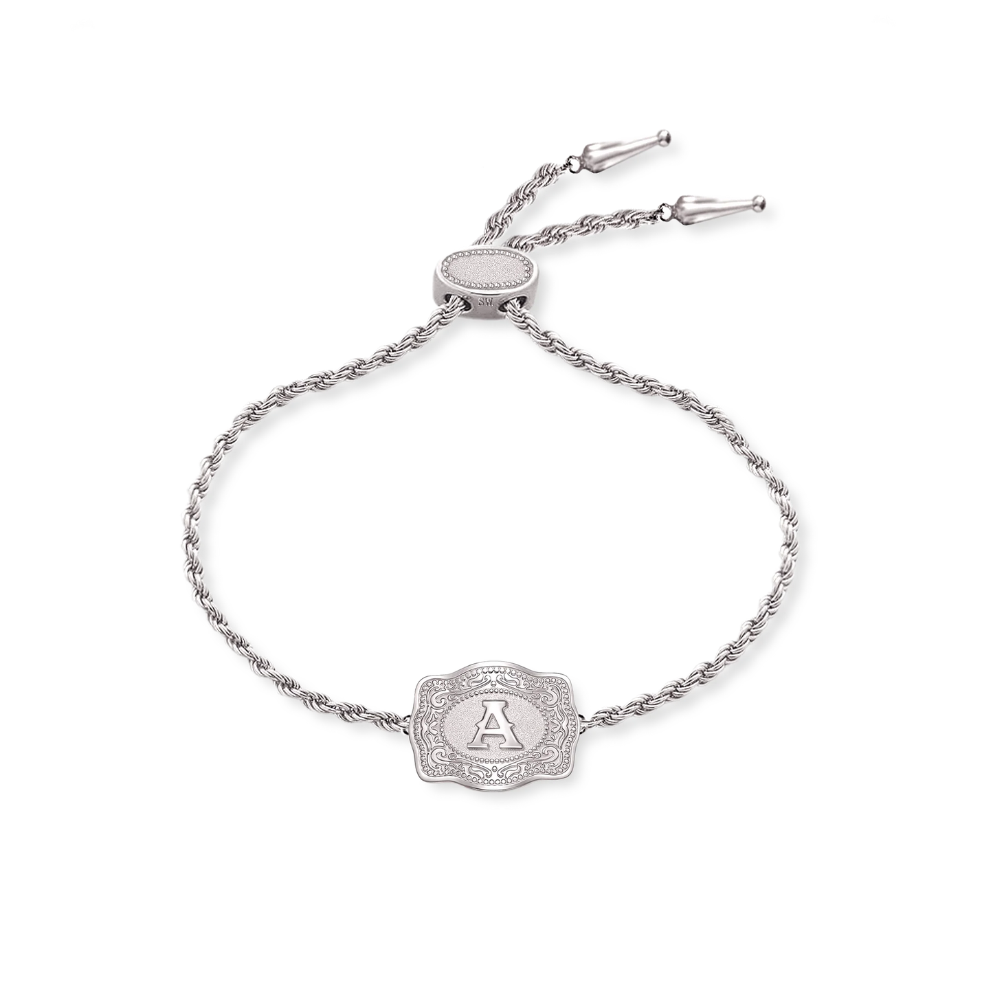 Spurwest Ultra Mini Belt Buckle Bracelet Silver