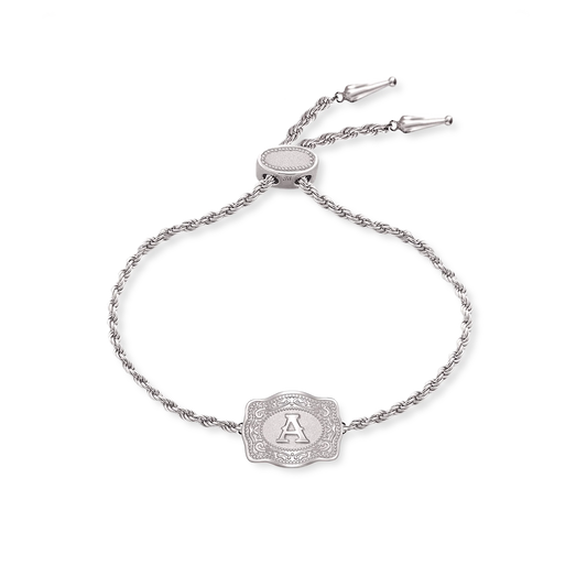Spurwest Ultra Mini Belt Buckle Bracelet Silver