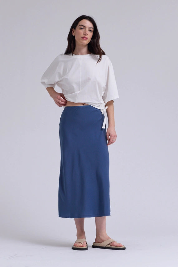 G&G Satin Blue Dusk Skirt