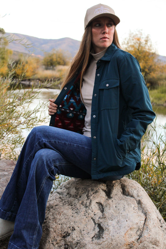 Ariat Dilon Shirt Jacket Teal