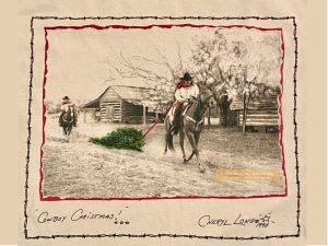 Pure West Cowboy Christmas T-Shirt