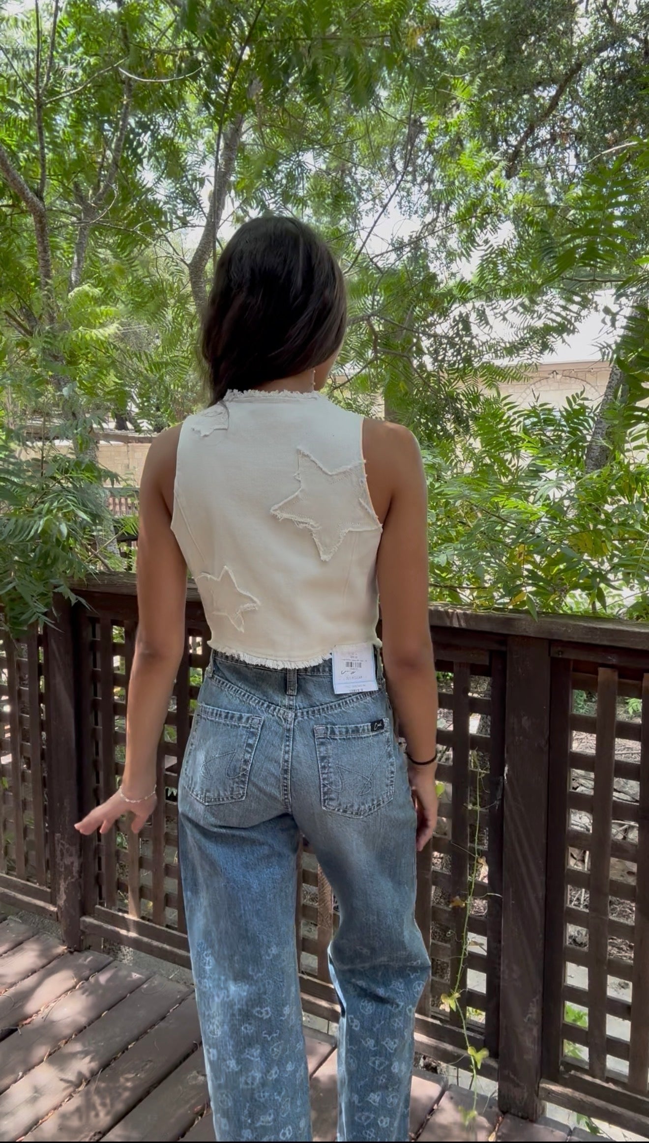 Ariat Antique White Americana Vest