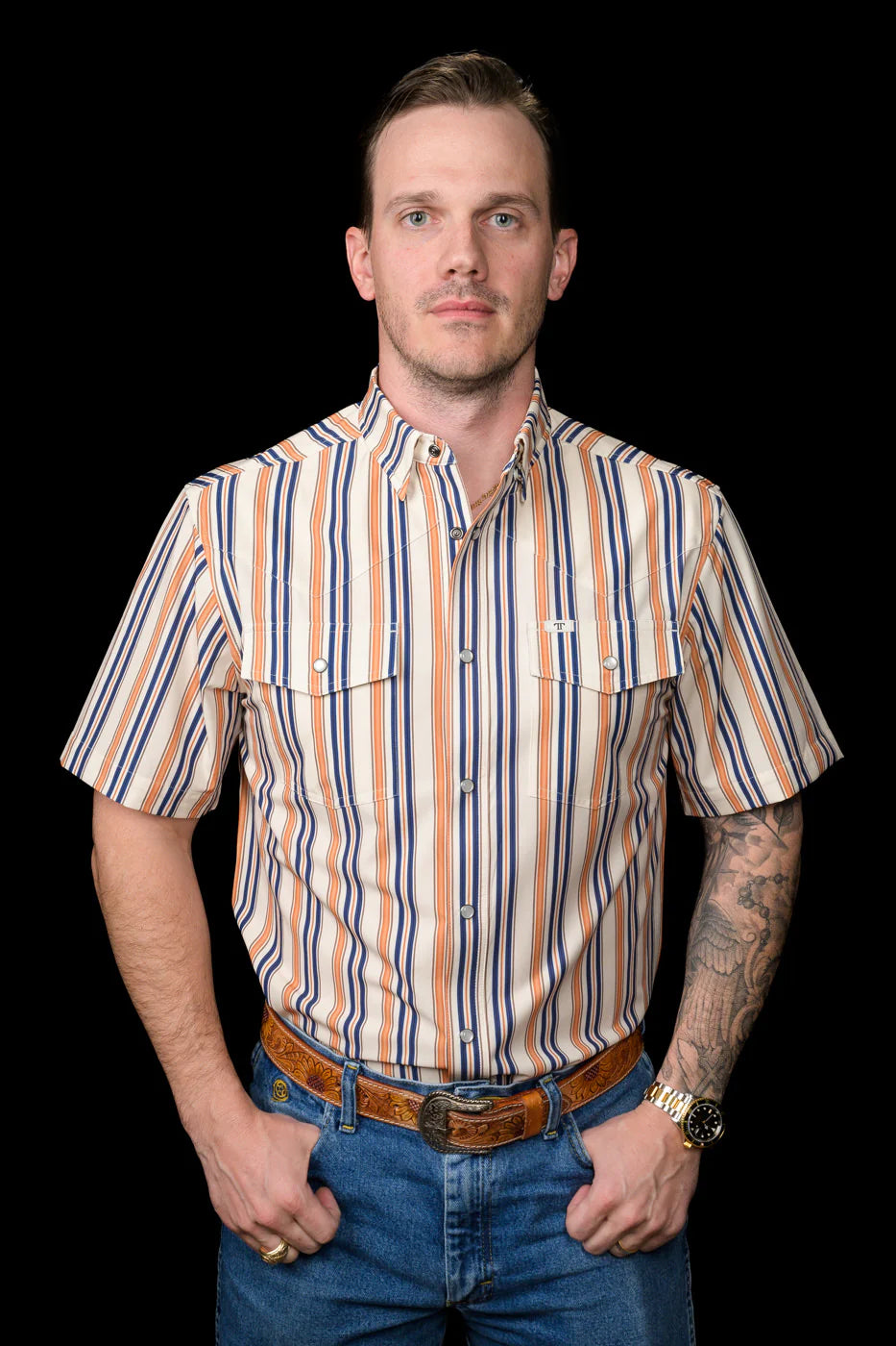 Ferrell Jackson Short Sleeve Snap