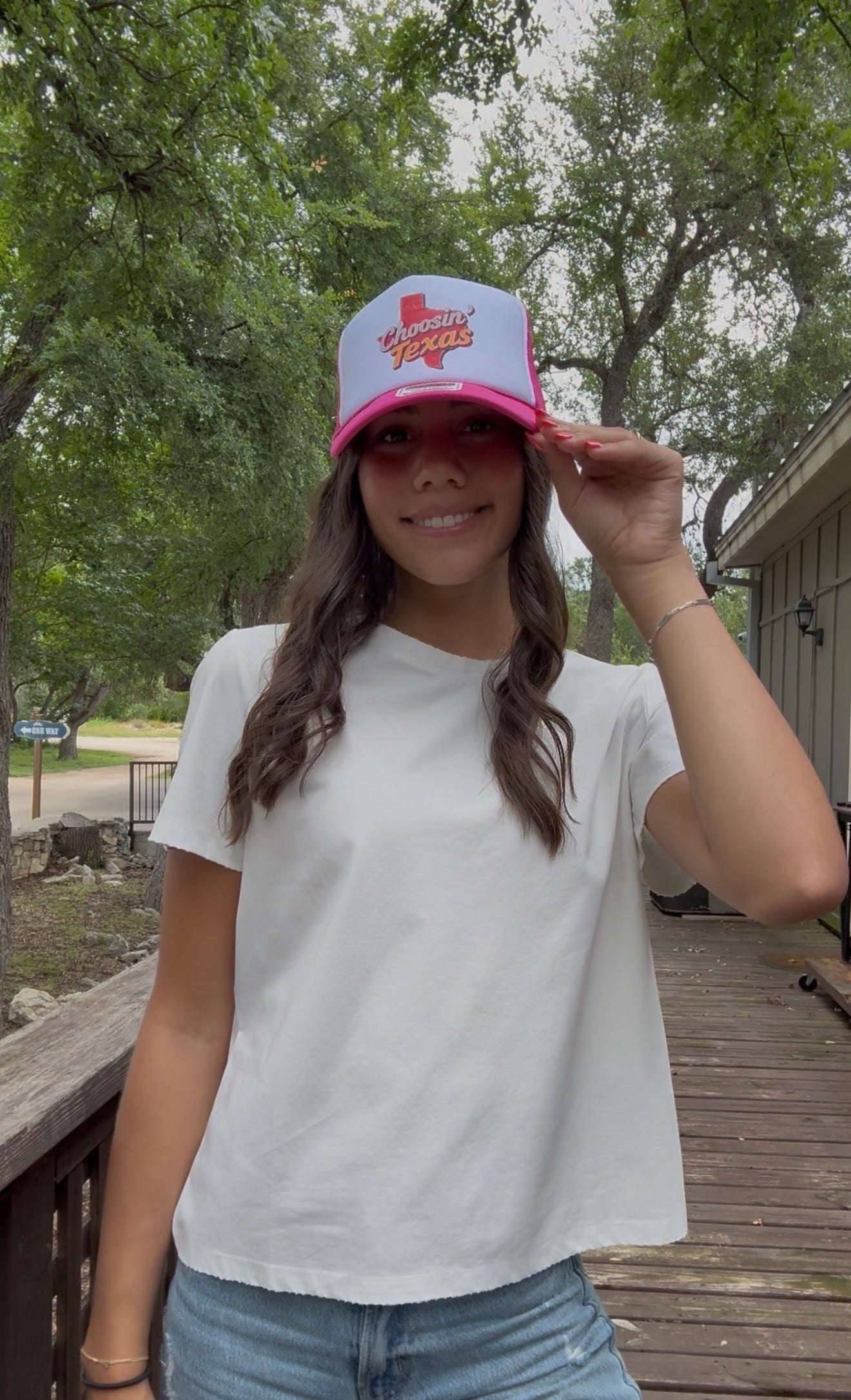 Choosin' Texas Trucker Hat