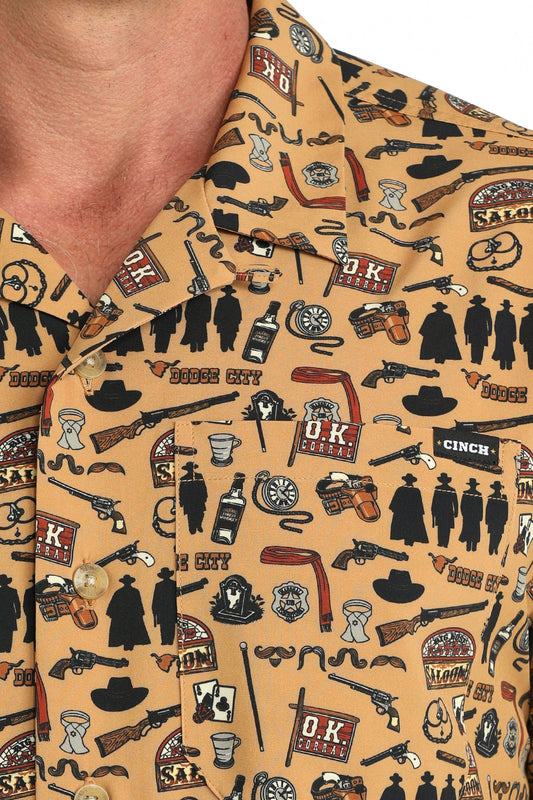 Cinch Men’s Camp Shirt - Petticoat Junction