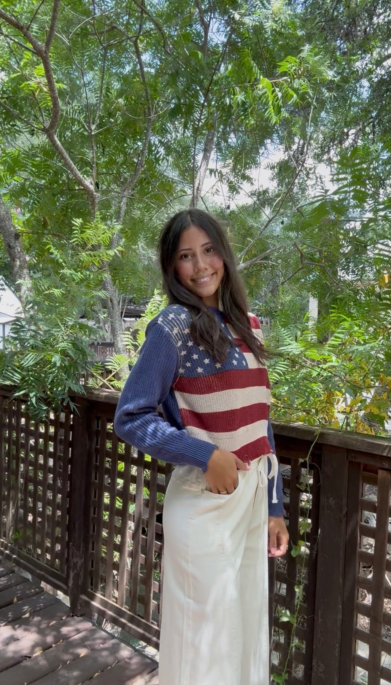 Ariat American Flag Sweater