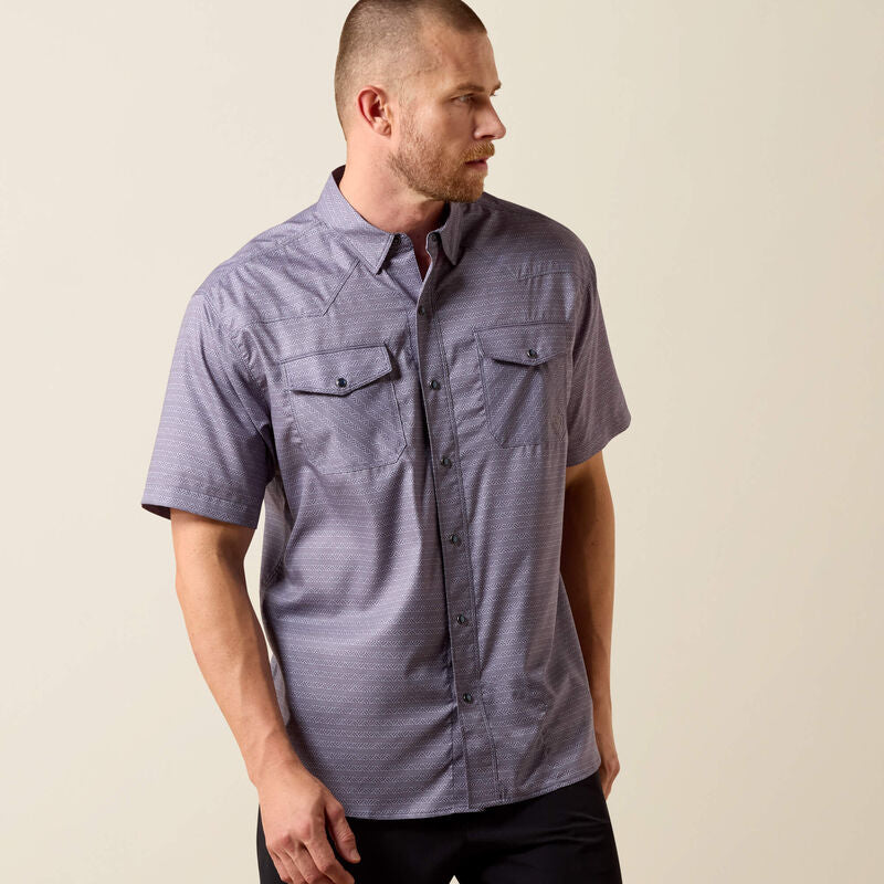Ariat Men's Printed Western VentTEK Classic Fit Snap Shirt