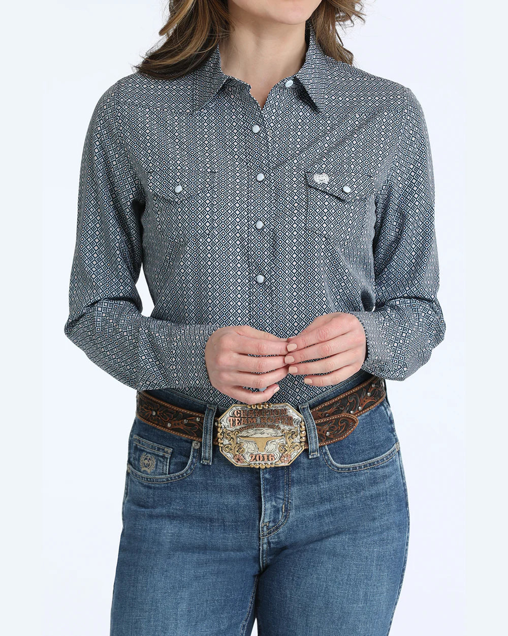 Cinch Womens Women’s Arenaflex Button Down Western Shirt