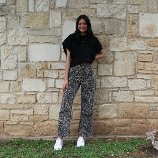 Miou Muse Leopard Print Pants