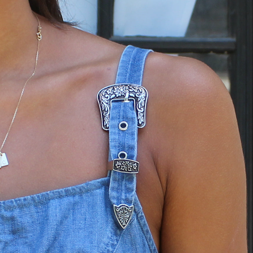 Rock&Roll Buckle Denim Dress