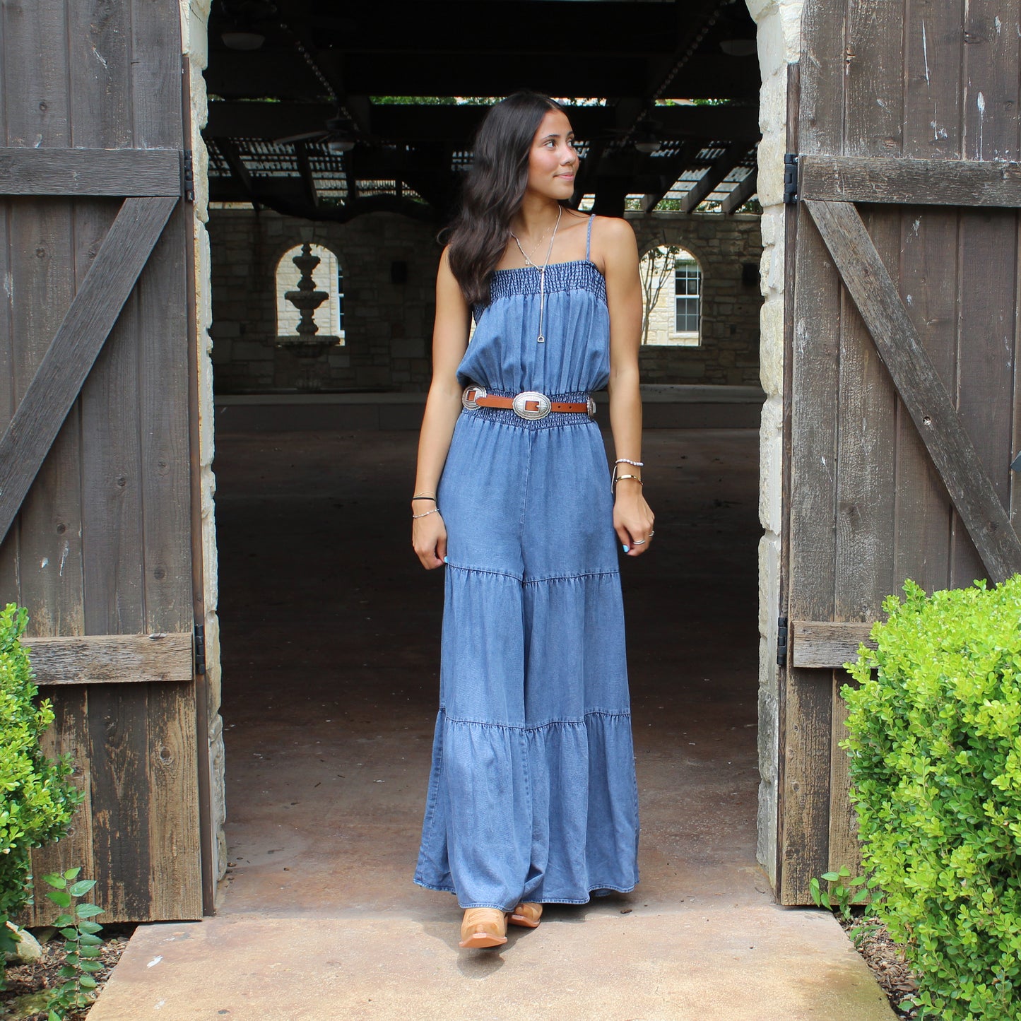 WL Dark Denim Jumpsuit