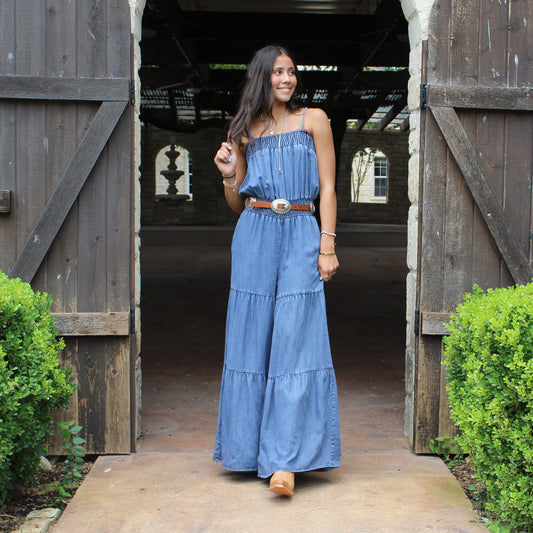 WL Dark Denim Jumpsuit