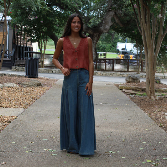 WL Super Wide Leg Palazzo Jeans