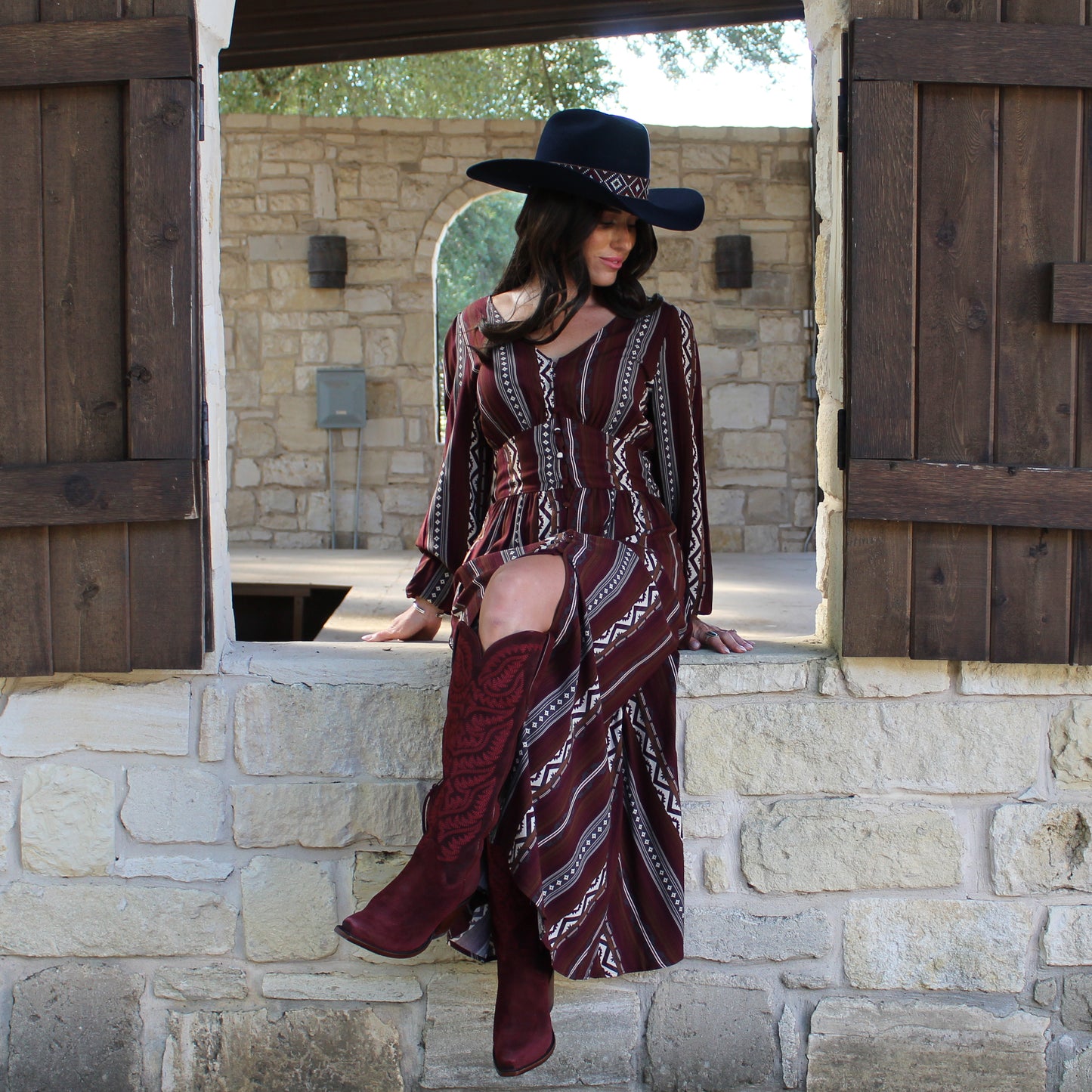 Wrangler Princess Waist Maxi Dress