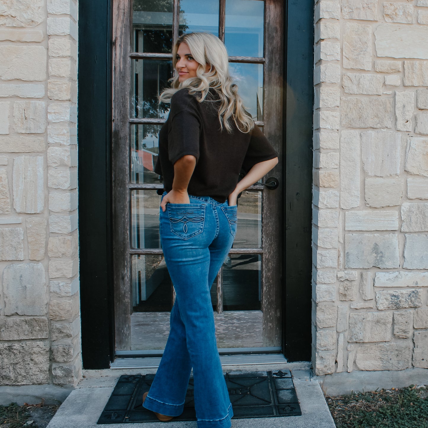 Rock&Roll Boot Stitch Trouser Jean