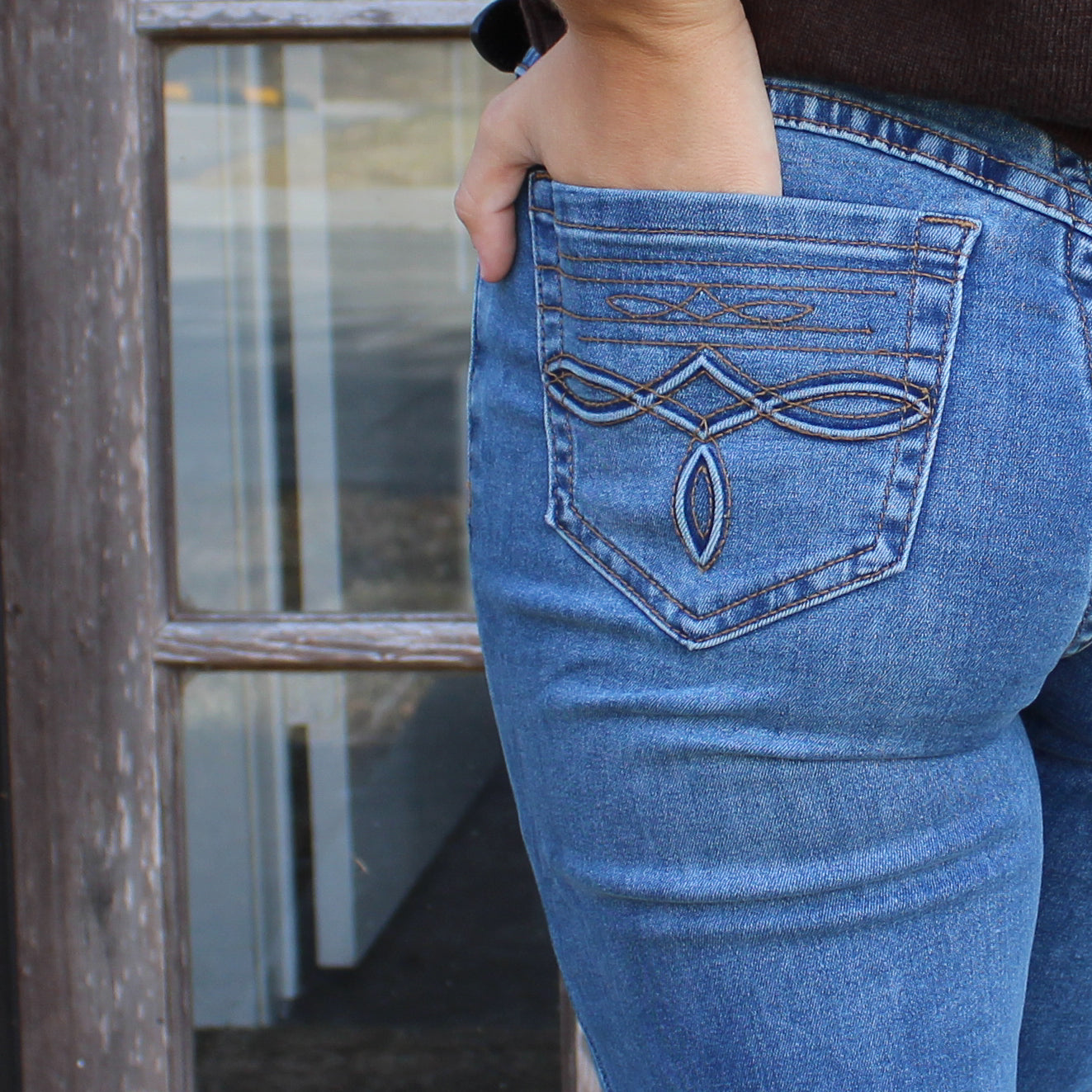 Rock&Roll Boot Stitch Trouser Jean