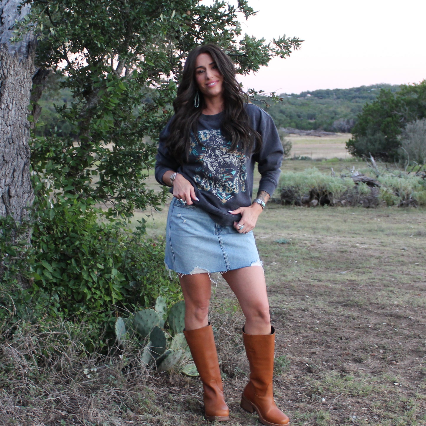 Rock&Roll Ride Em Cowboy Pullover