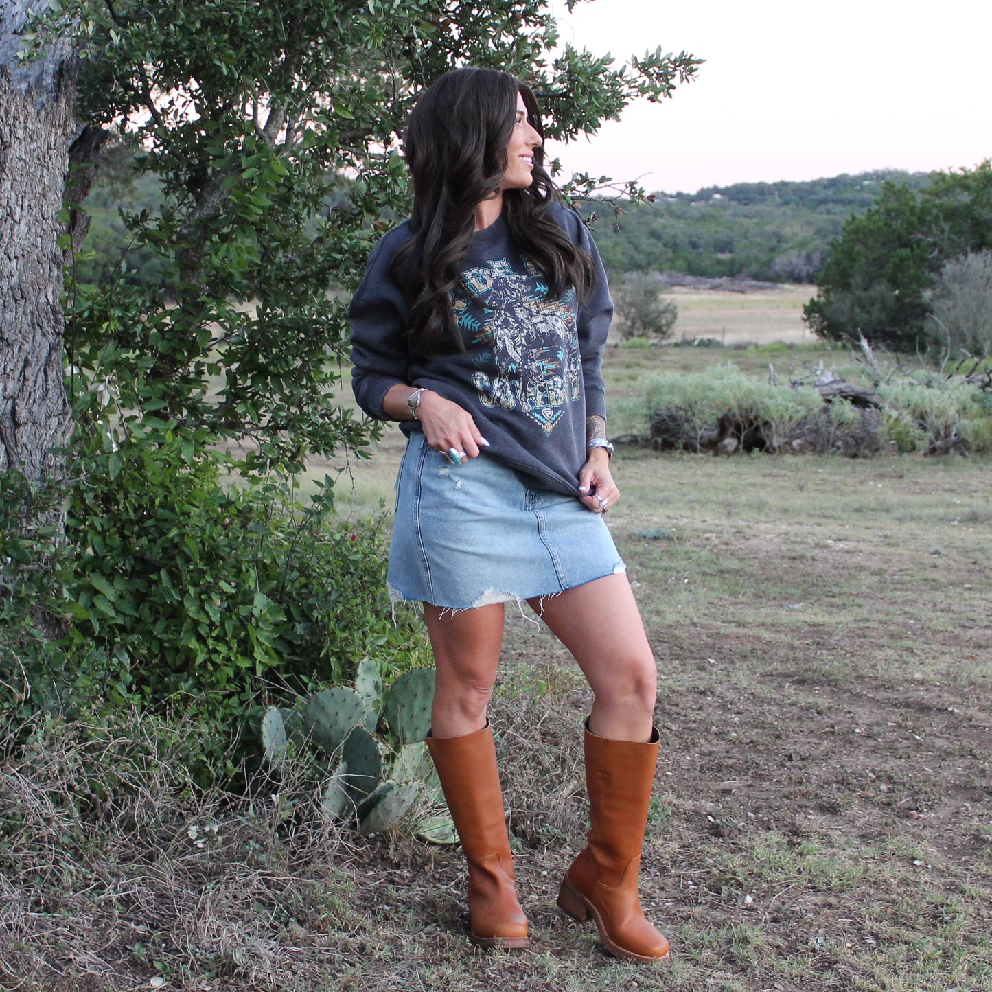 Rock&Roll Ride Em Cowboy Pullover