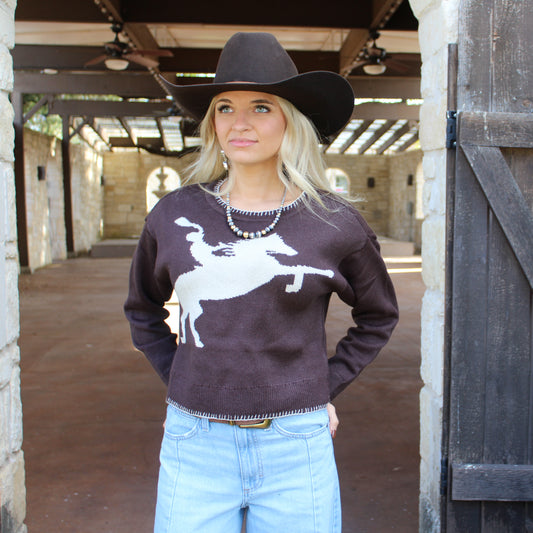 Rock&Roll Horse Rider Sweater