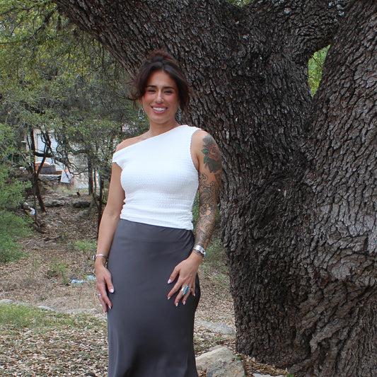 G&G One Shoulder Jersey Tank