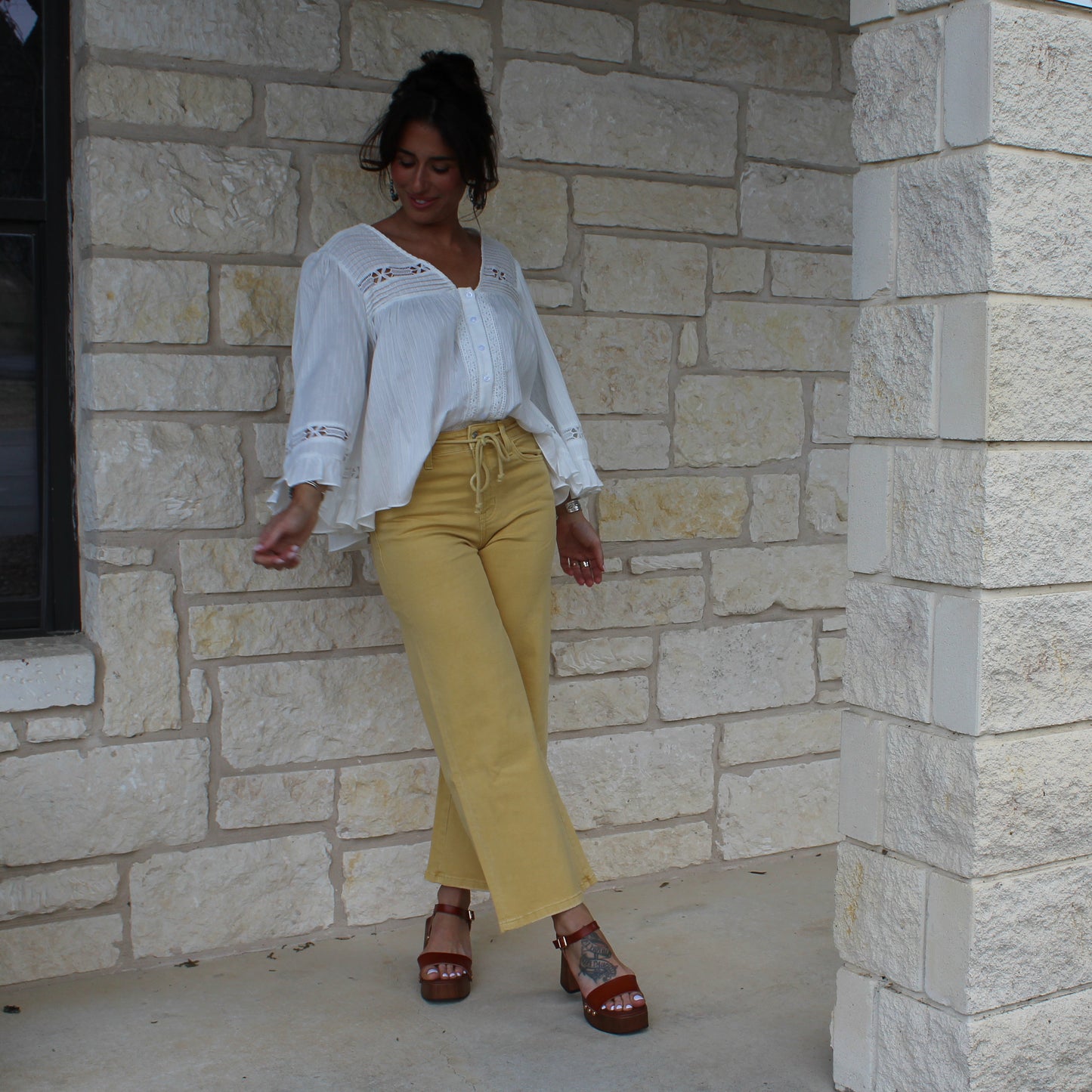 Cam White Cotton Blouse - Petticoat Junction