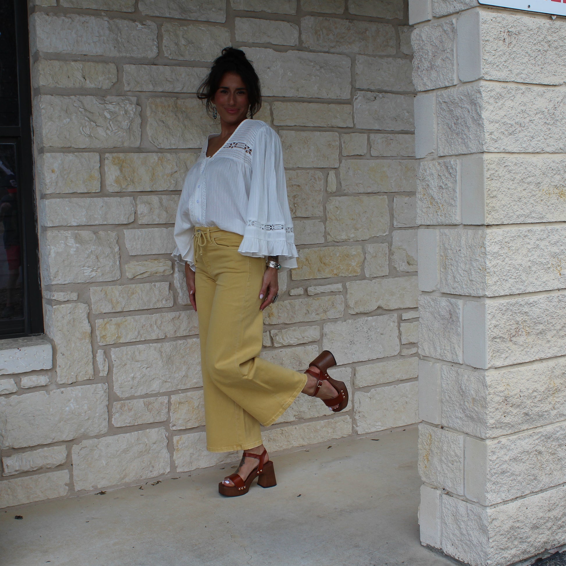 Cam White Cotton Blouse - Petticoat Junction