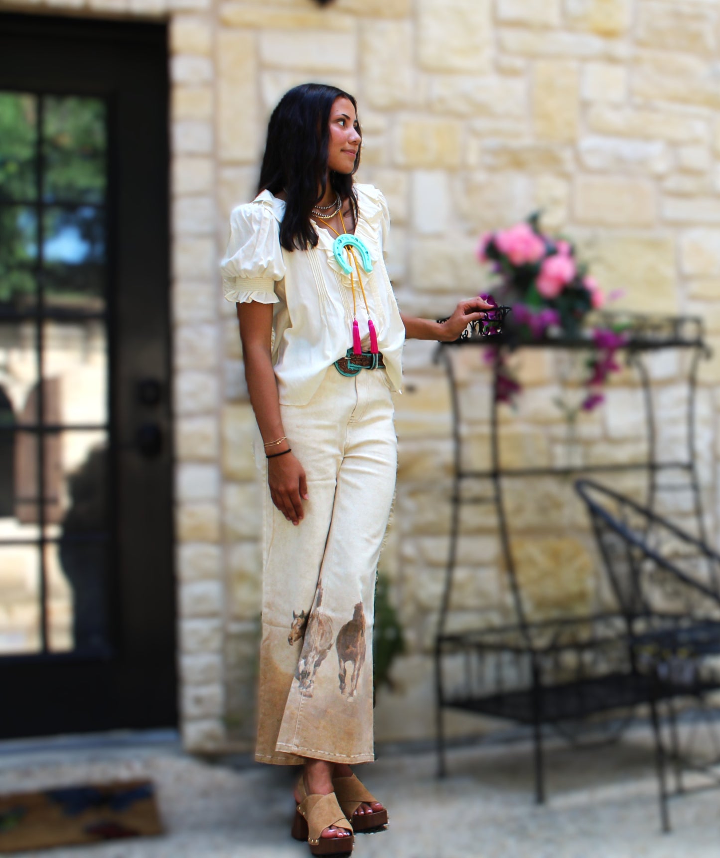 Wild Horse Wide Leg Jeans