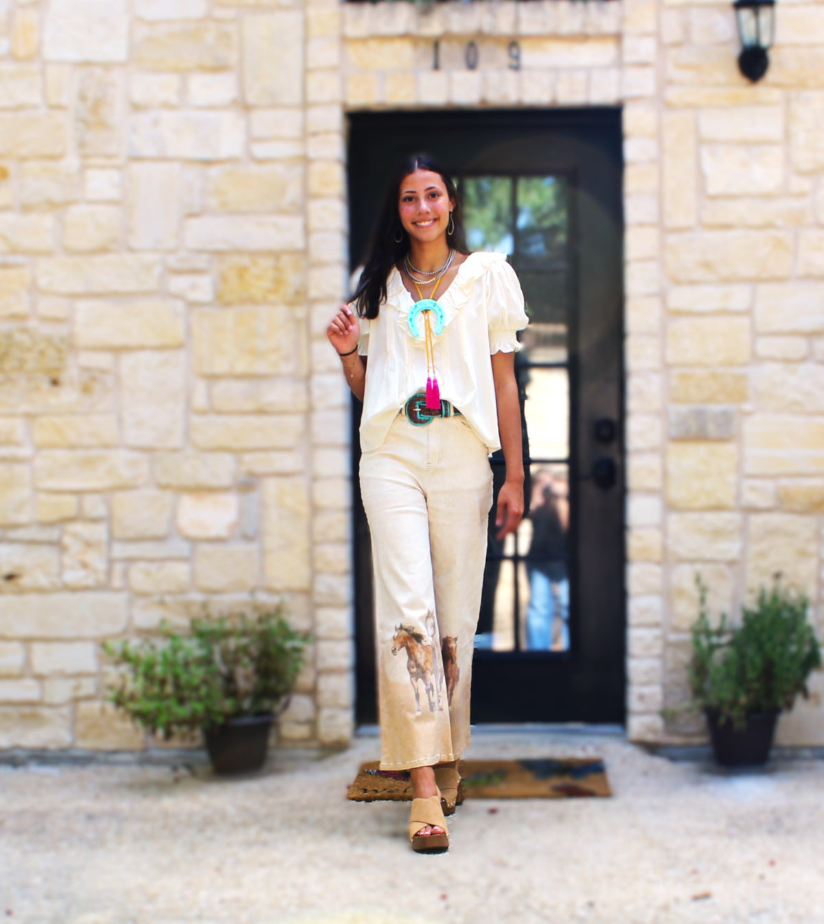Wild Horse Wide Leg Jeans