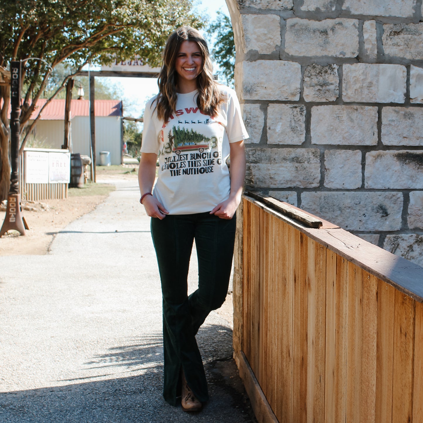 Rock&Roll Green Corduroy Pant