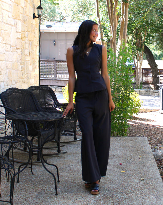 Mustard Seed Wide Leg Pant Charcoal