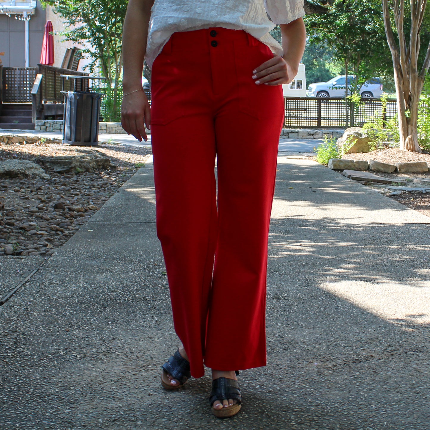 Fate Red Pocket Pants