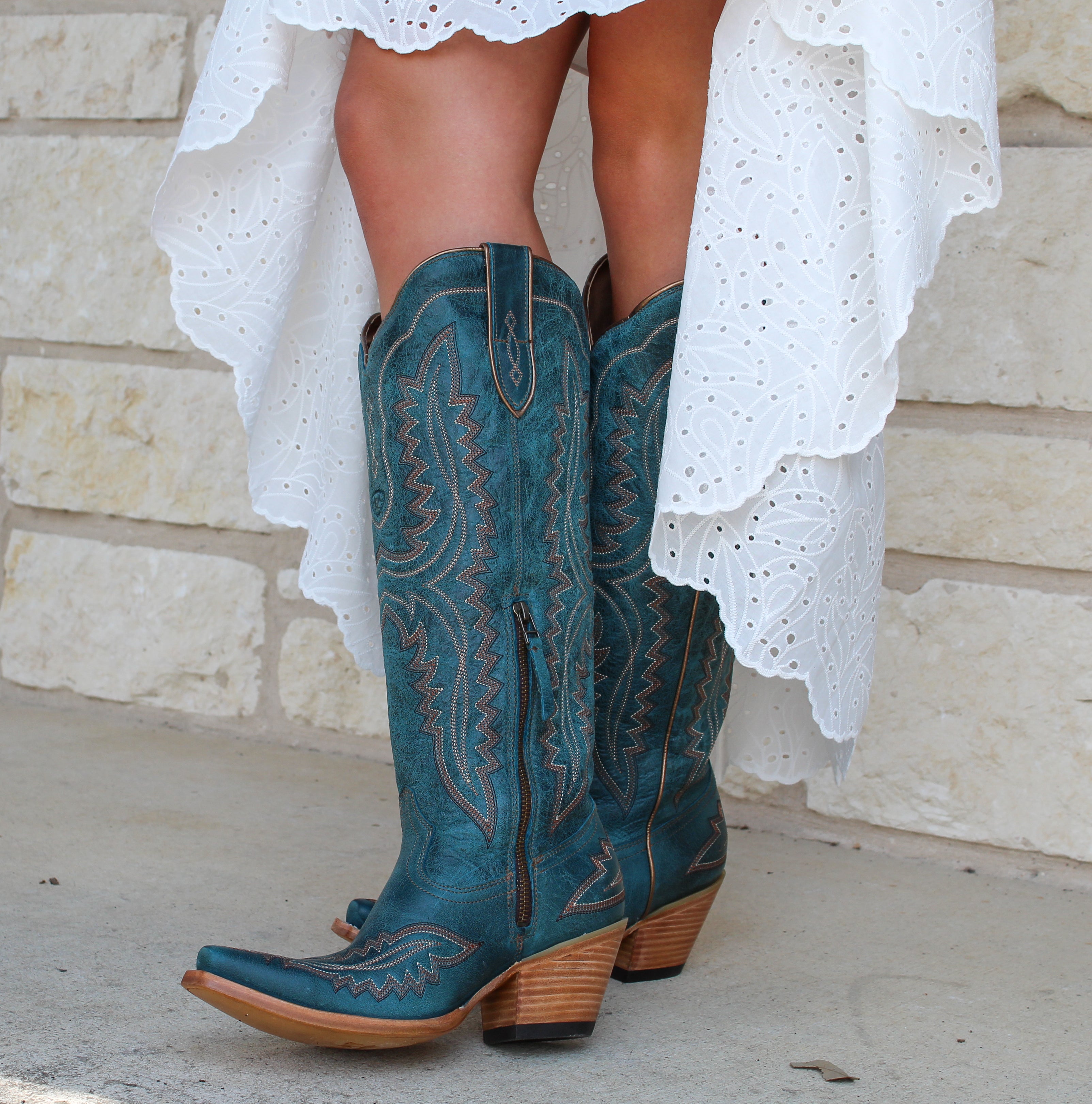 Ariat Casanova Turquoise Boot – Petticoat Junction