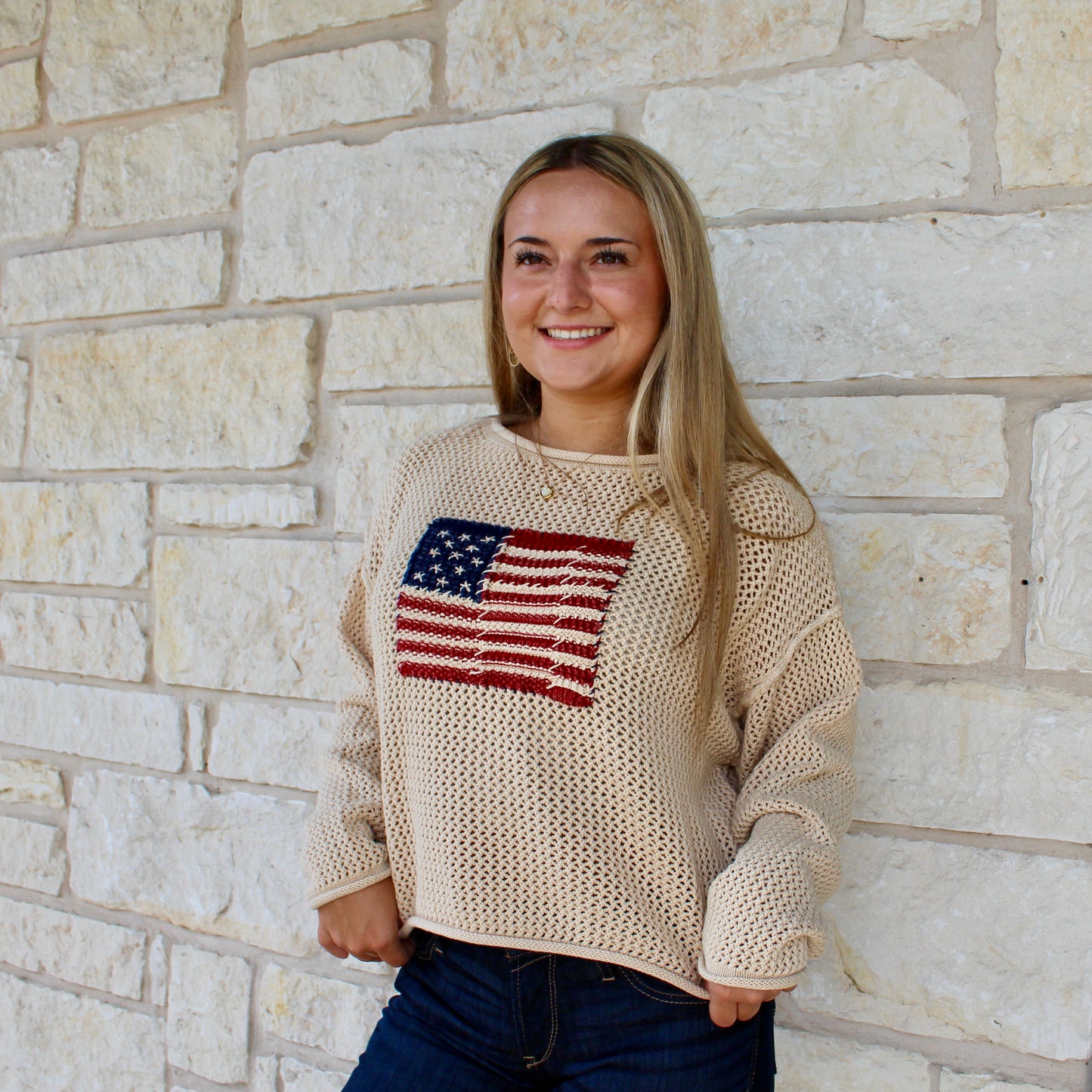 Flag Knitted Sweater