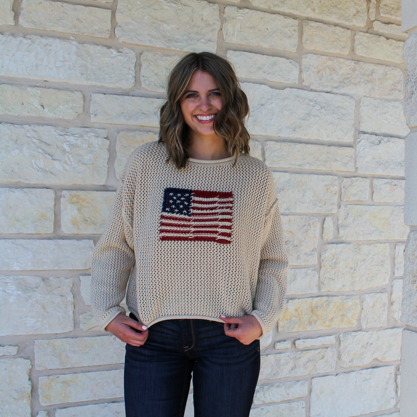 Flag Knitted Sweater