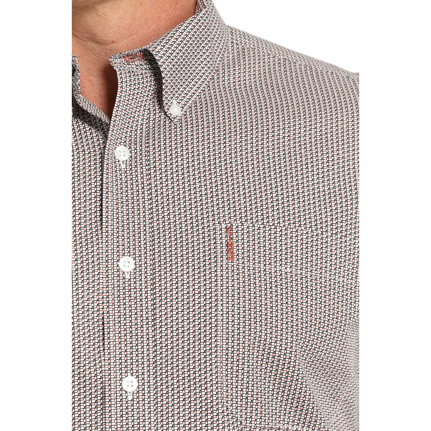 Cinch Modern Fit Geo Print Shirt