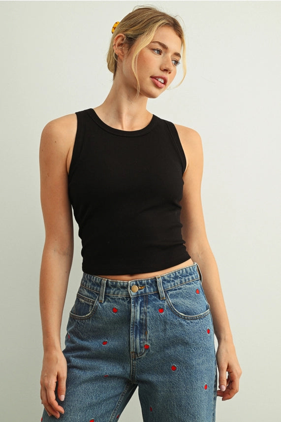 Miou Muse Ribbed Tank