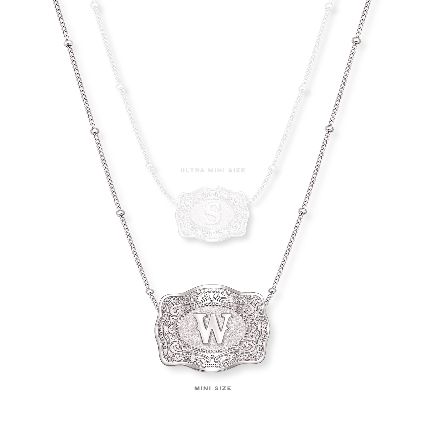Spurwest Ultra Mini Belt Buckle Silver - Petticoat Junction