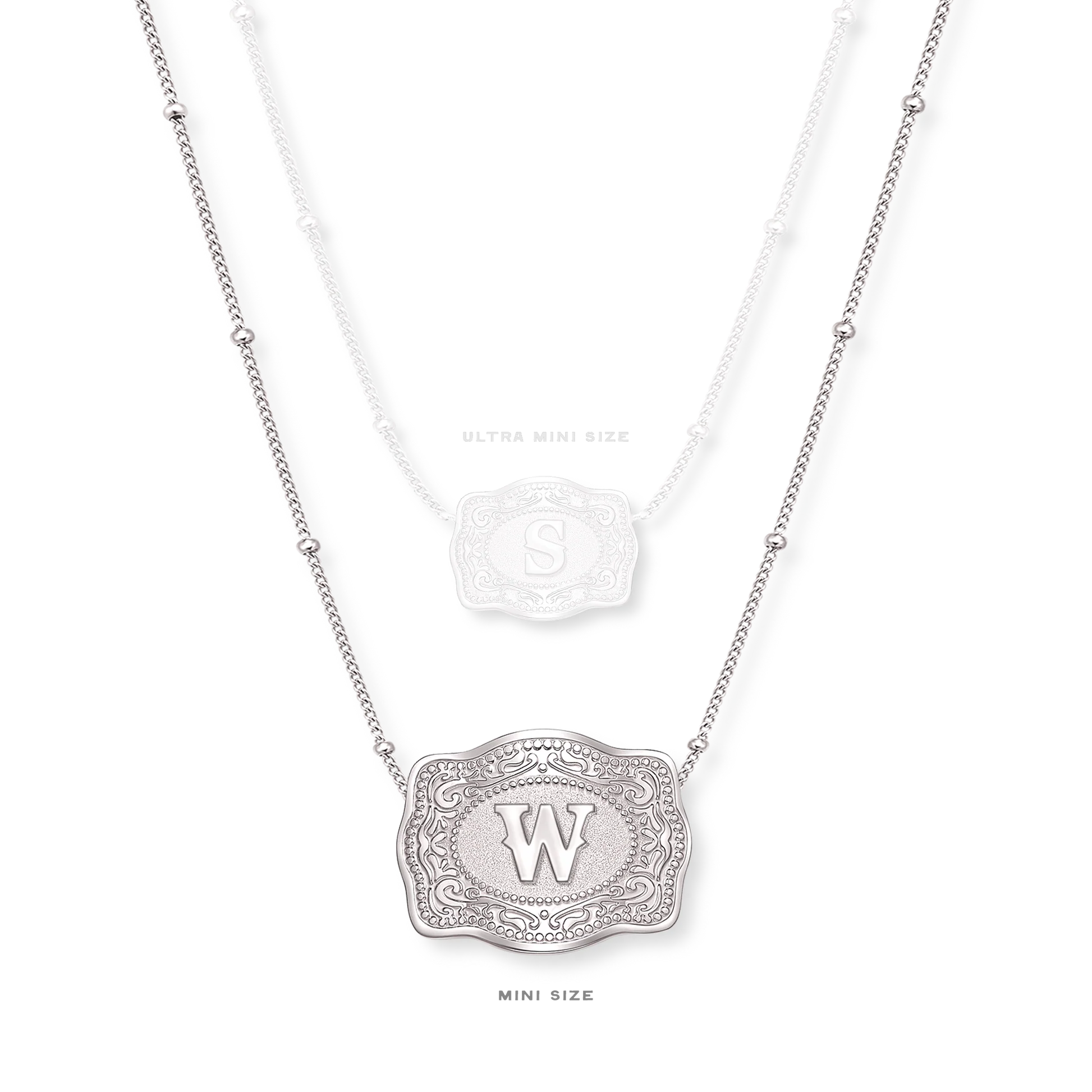 Spurwest Ultra Mini Belt Buckle Silver - Petticoat Junction