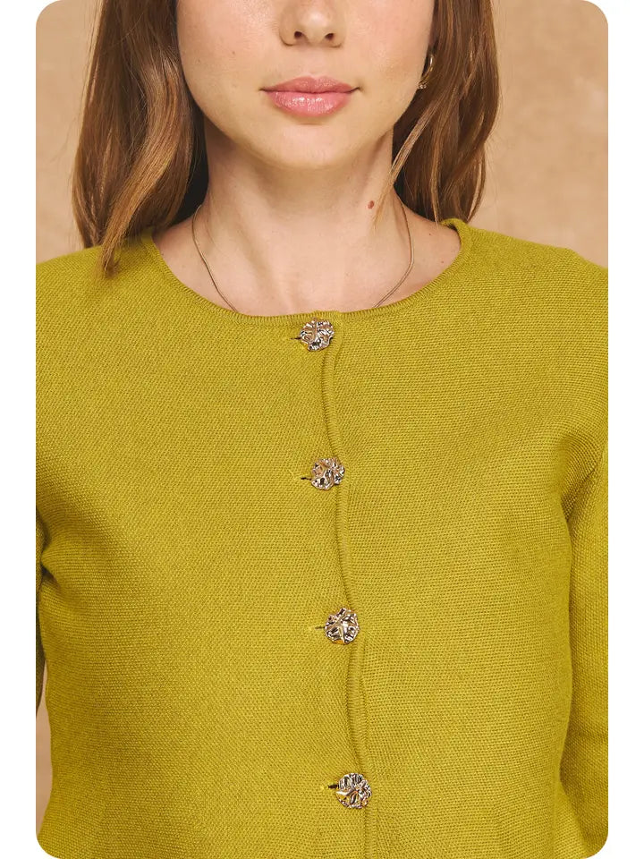 S&B Peplum Knit Sweater/Jacket
