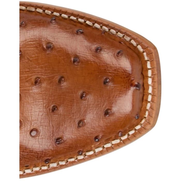 Tony Lama Zaire Cognac Full Quill Ostrich Boot